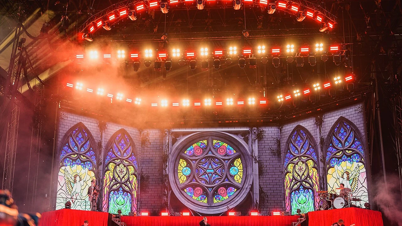 Bring Me The Horizon 2026-2027 Tour & Schedule featuring Bring Me The Horizon live on stage with stadium crowd