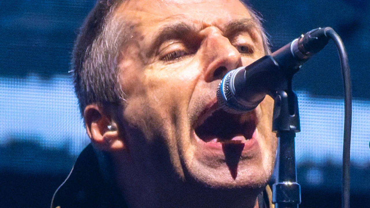Liam Gallagher 2026-2027 Tour & Schedule featuring Liam Gallagher live on stage with stadium crowd